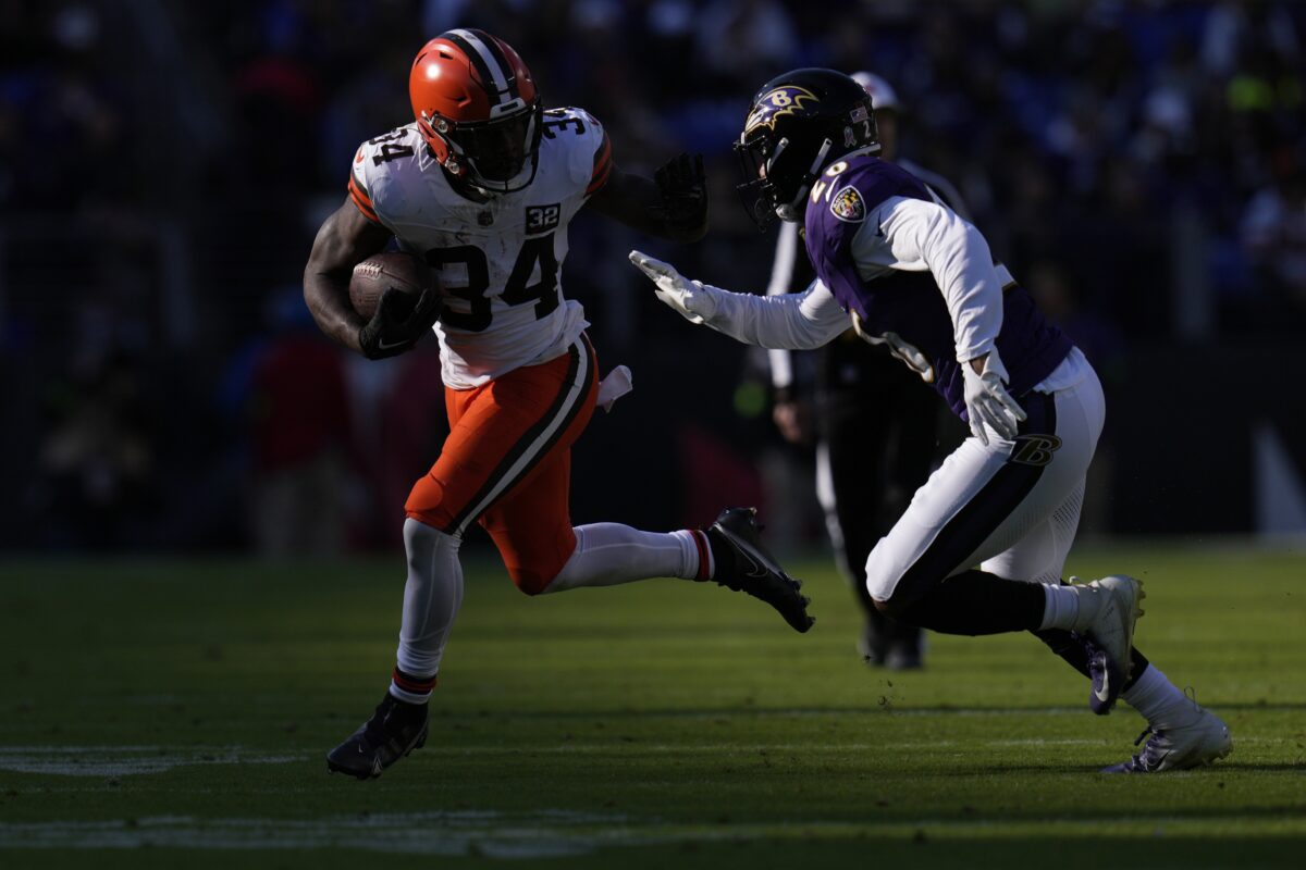 Ravens snap count vs. Browns: Breakdown, observations from 33-31 loss in Week 10