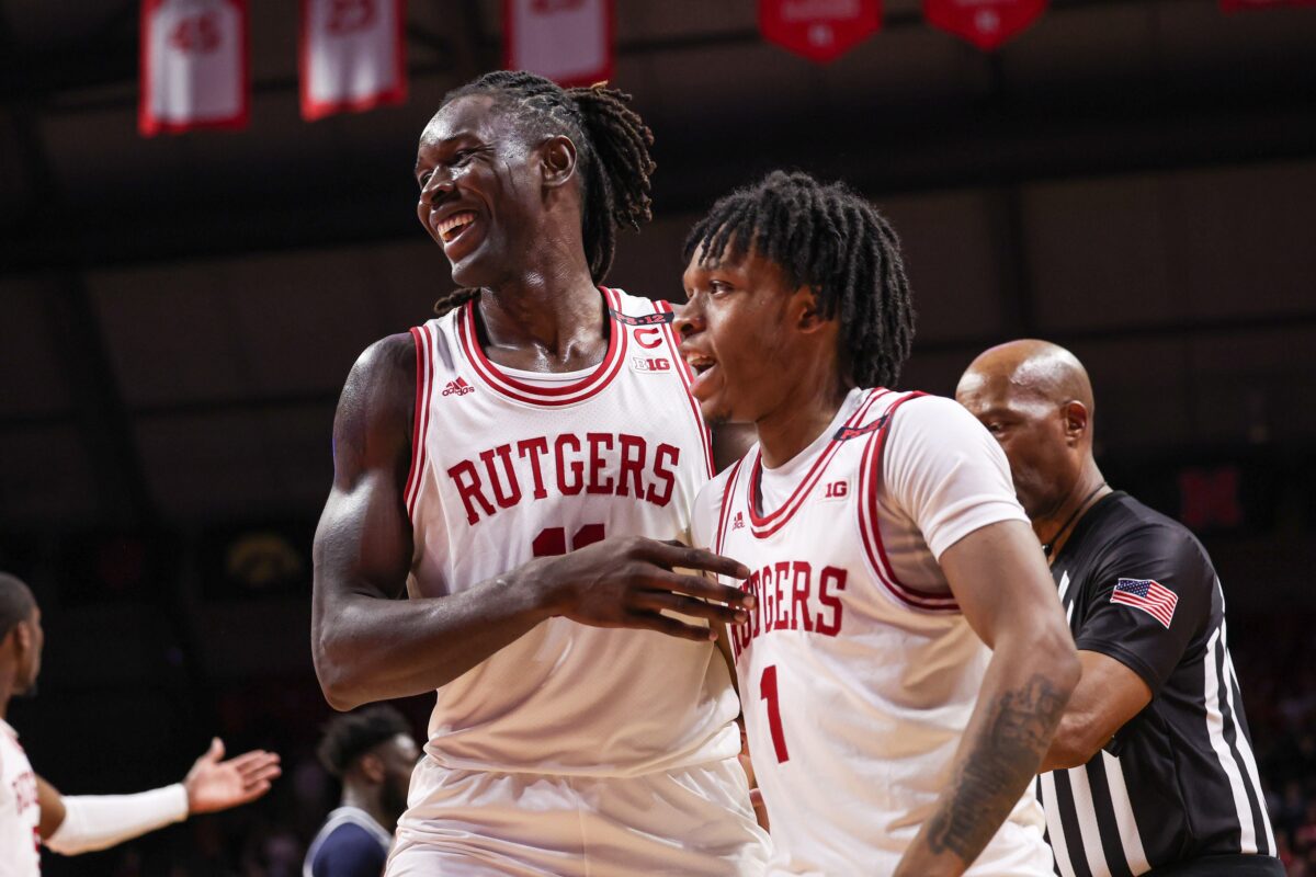 Watch: Cliff Omoruyi has two dunks in the opening 13 seconds as Rutgers beats Georgetown