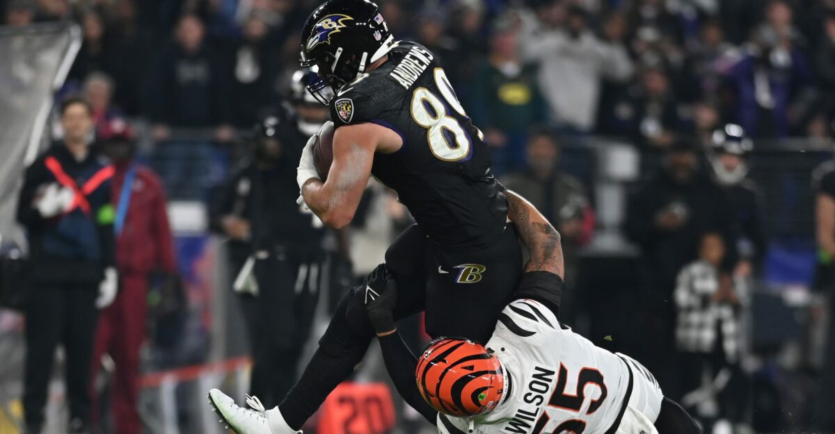 Ravens believe there’s an outside shot Mark Andrews could return this season