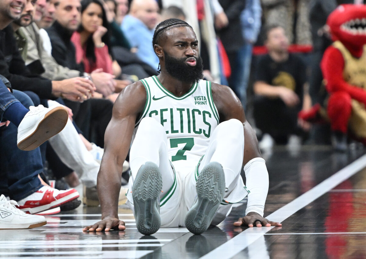 Celtics’ Jaylen Brown criticizes safety of new in-season tournament courts