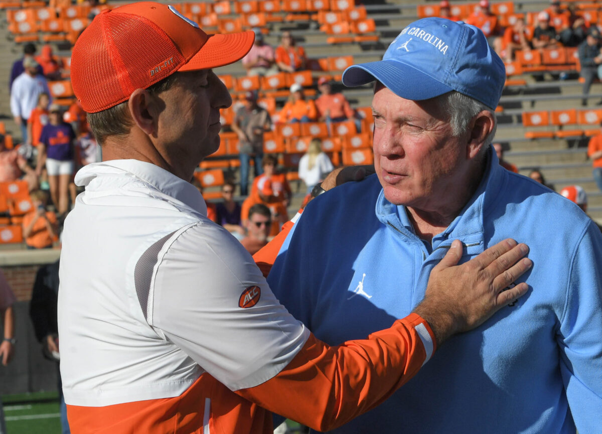 Halftime Report: Clemson leads North Carolina 14-7 after a last-second Klubnik touchdown