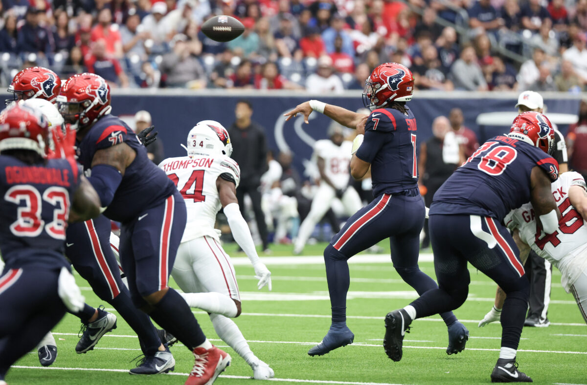 Texans coach DeMeco Ryans wants C.J. Stroud to keep attacking