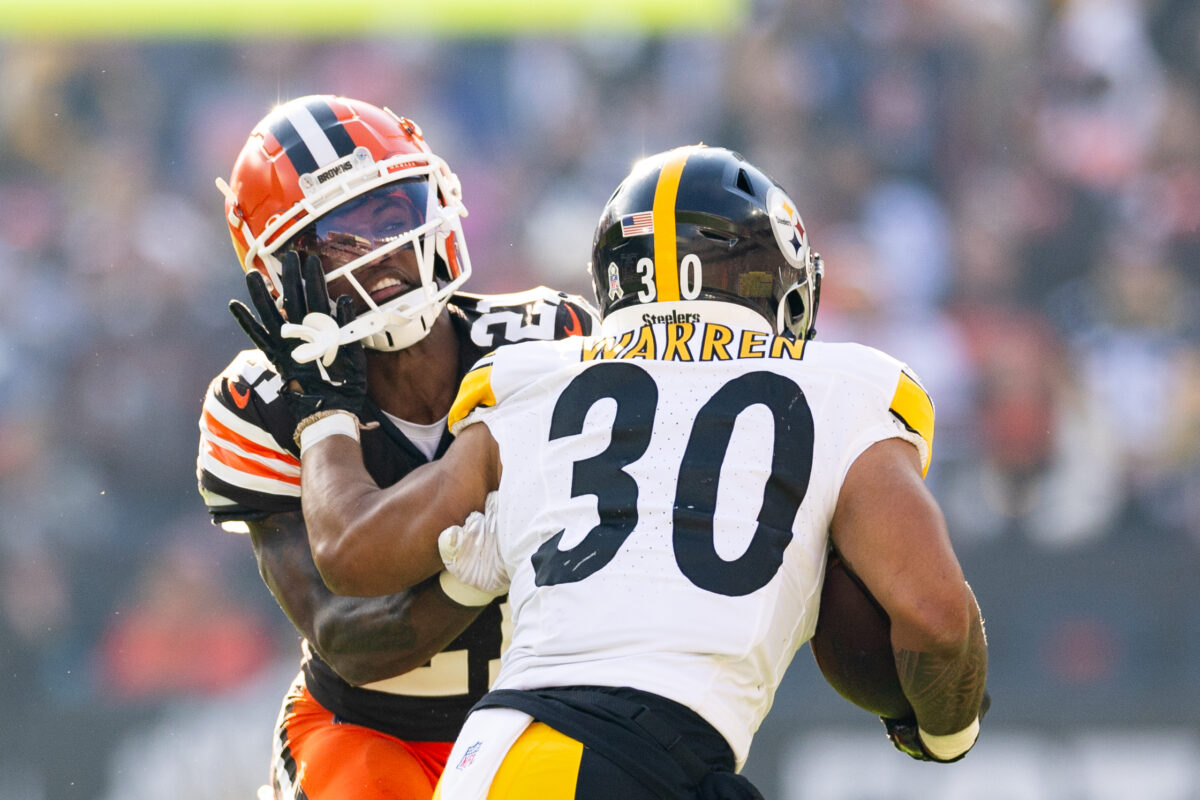 WATCH: Steelers RB Jaylen Warren with the long TD run