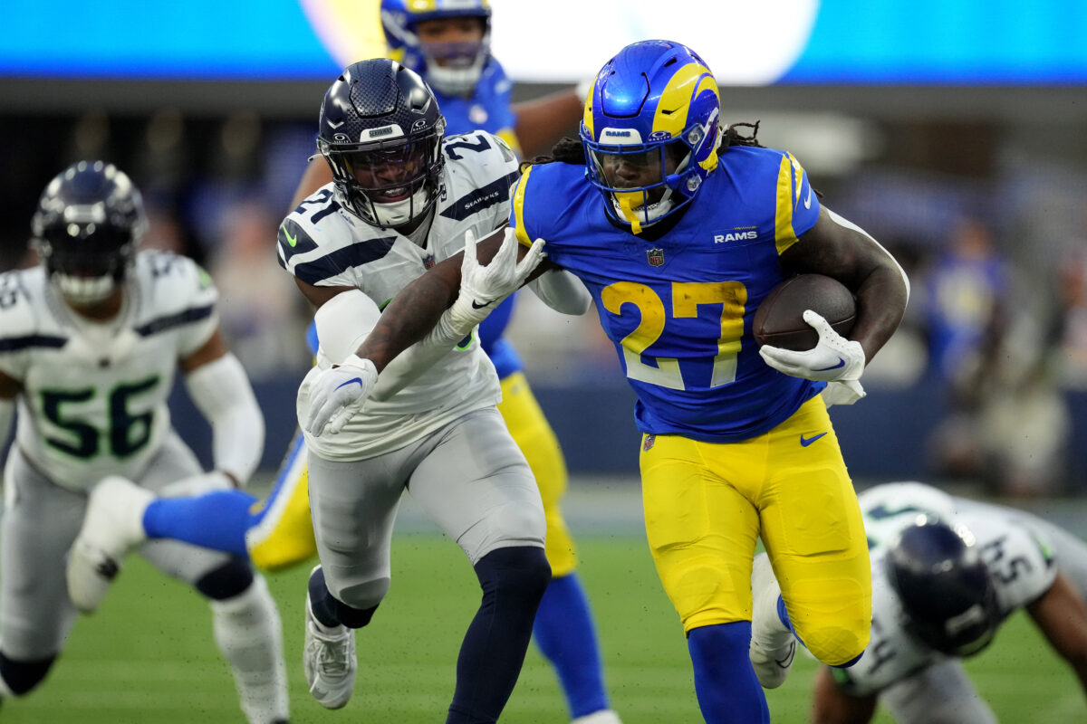 Rams waive RB Darrell Henderson Jr. with Kyren Williams set to return