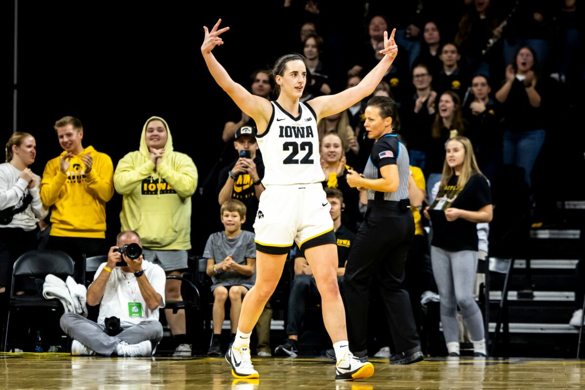 Iowa’s Caitlin Clark holds top-spot for most 30 point games, surpassing Kelsey Plum