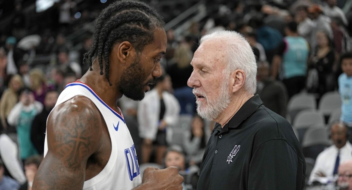 Gregg Popovich reflects on decision to hush crowd for booing Kawhi Leonard in Clippers game