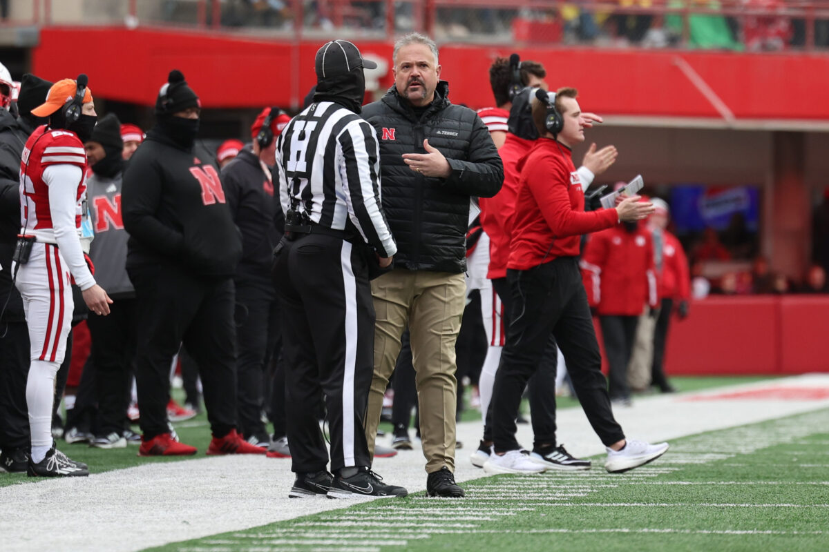 Rhule sees progress for the Huskers moving forward