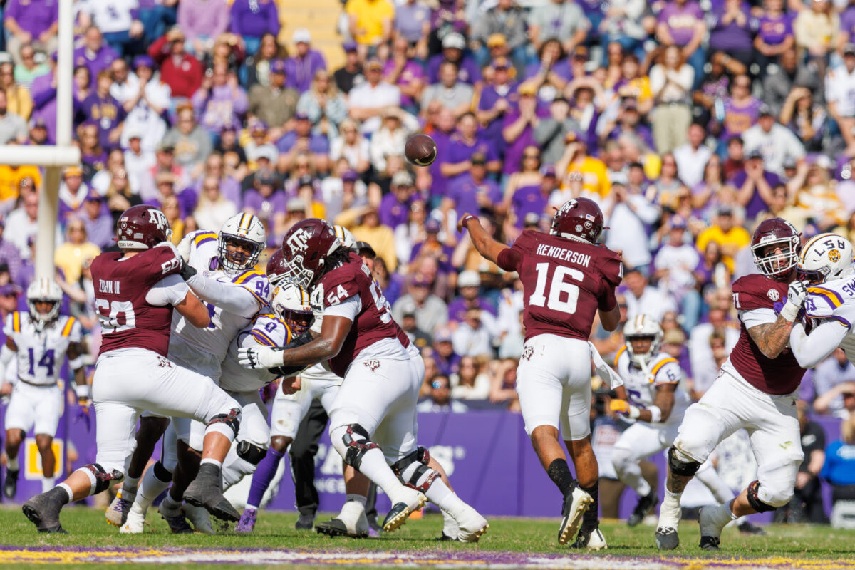 Everything the players had to say after Texas A&M’s 42-30 loss to No. 14 LSU