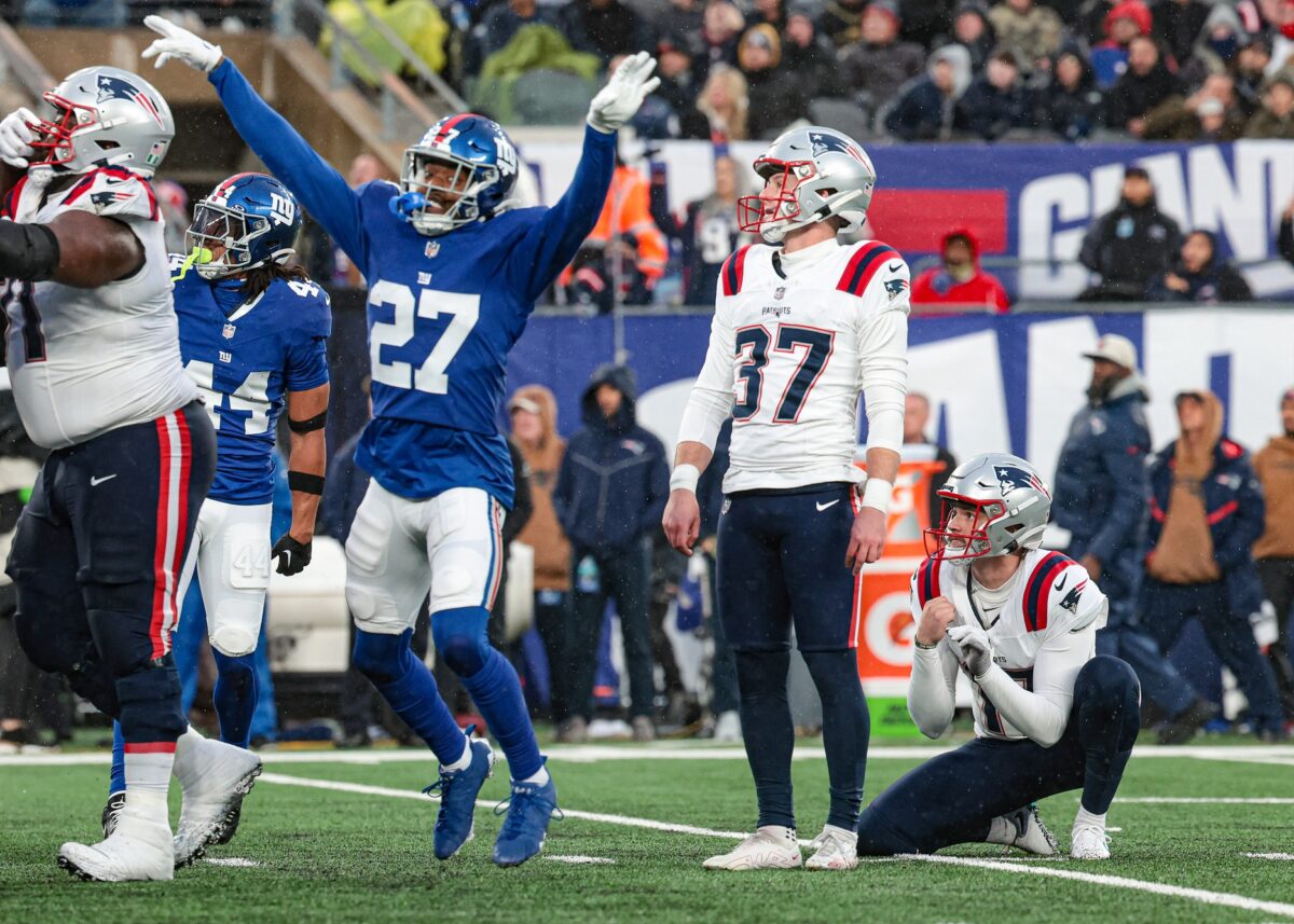 Studs and duds from Patriots’ 10-7 loss to Giants