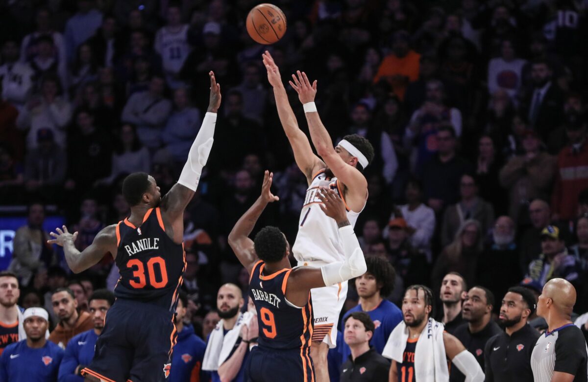 Devin Booker reacted to his game-winner by recalling his beef with Joakim Noah about double teams