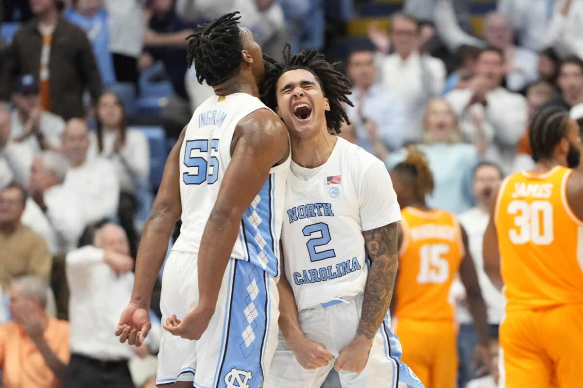 Social media reacts to UNC basketball’s big win over Tennessee