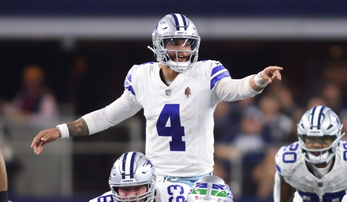 NFL fans thought Dak Prescott’s ‘here we go’ pre-snap cadence on TNF sounded like nails on a chalkboard
