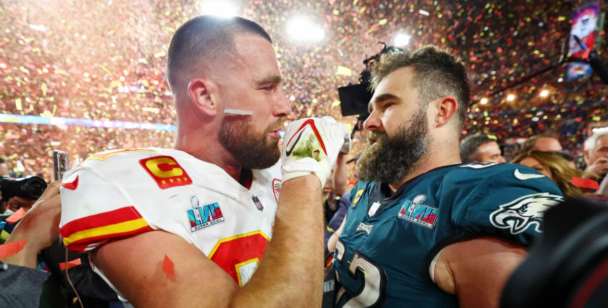 Travis Kelce proudly said ‘Go Birds!’ in the latest New Heights episode and Eagles fans loved it