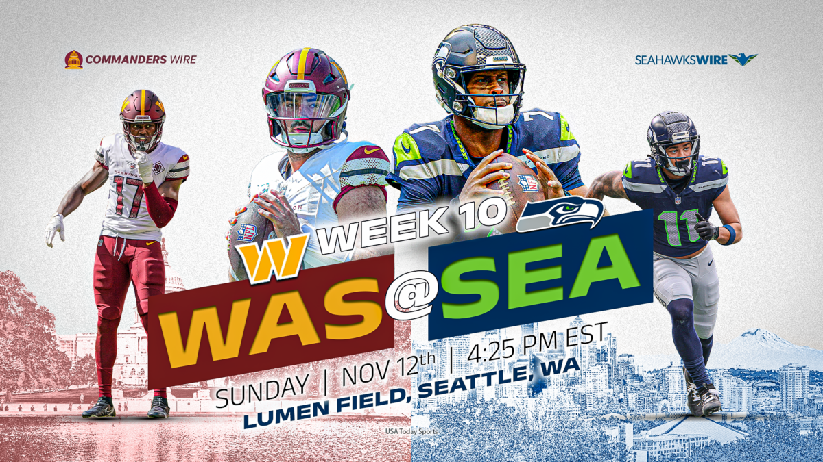 How to watch Commanders vs. Seahawks: Time, TV and streaming options for Week 10