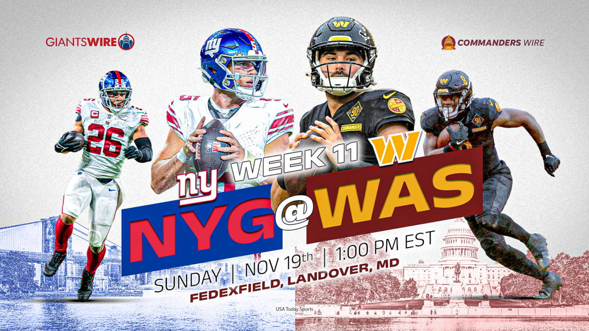 How to watch Commanders vs. Giants: Time, TV and streaming options for Week 11