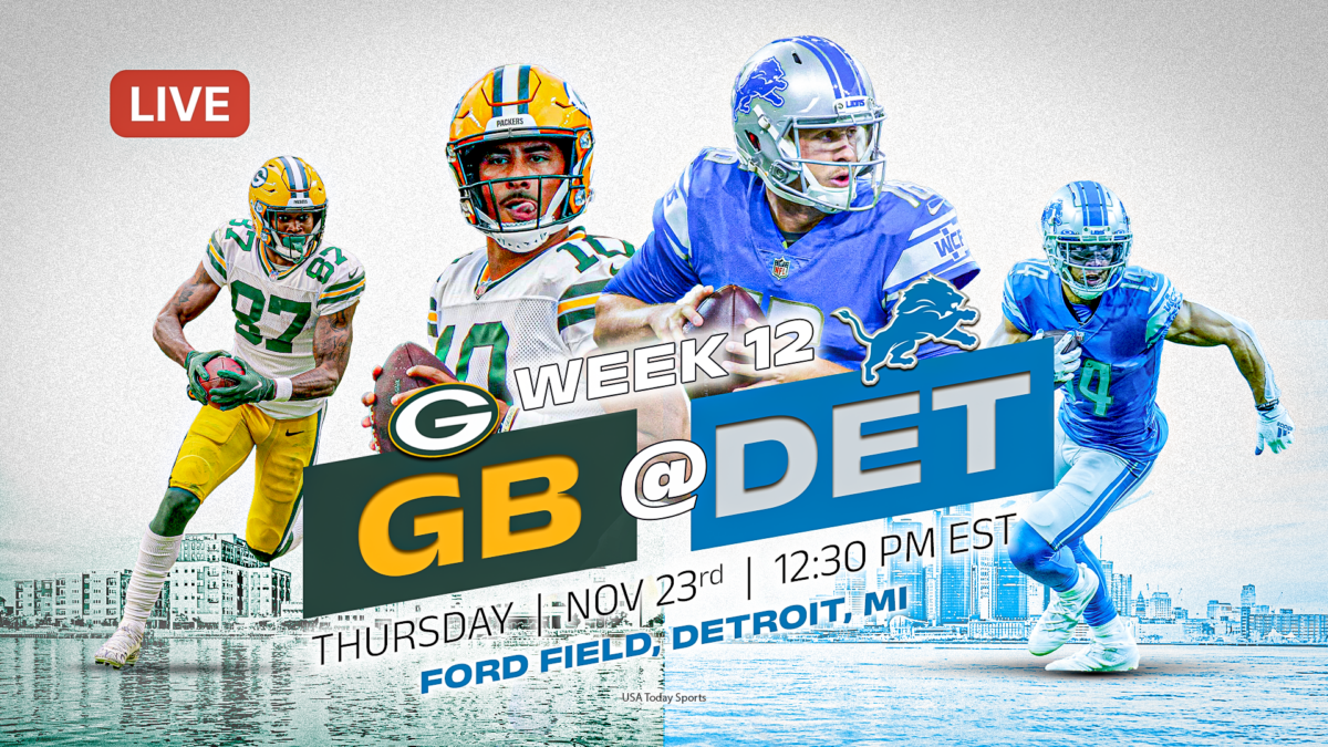 NFL on Thanksgiving: Green Bay Packers vs. Detroit Lions, time, TV channel, live stream