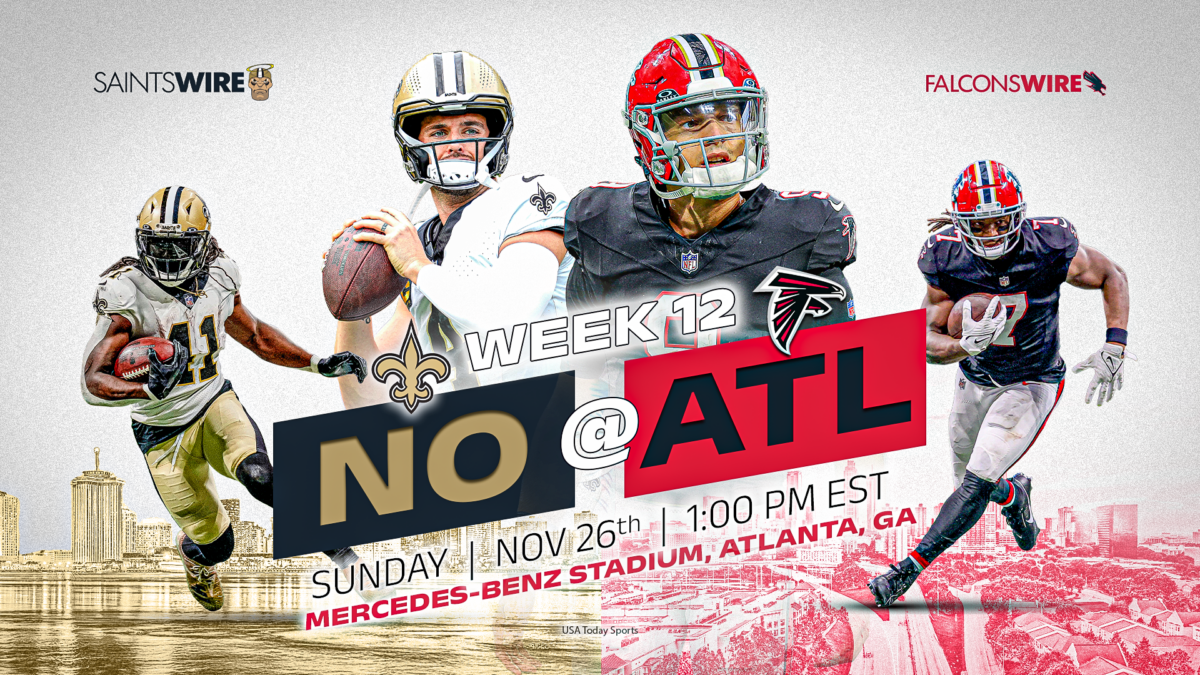 Saints vs. Falcons: 5 biggest storylines going into Week 12 game