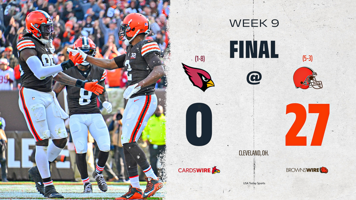 Browns 27, Cardinals 0: Clayton Tune awful in 1st NFL start
