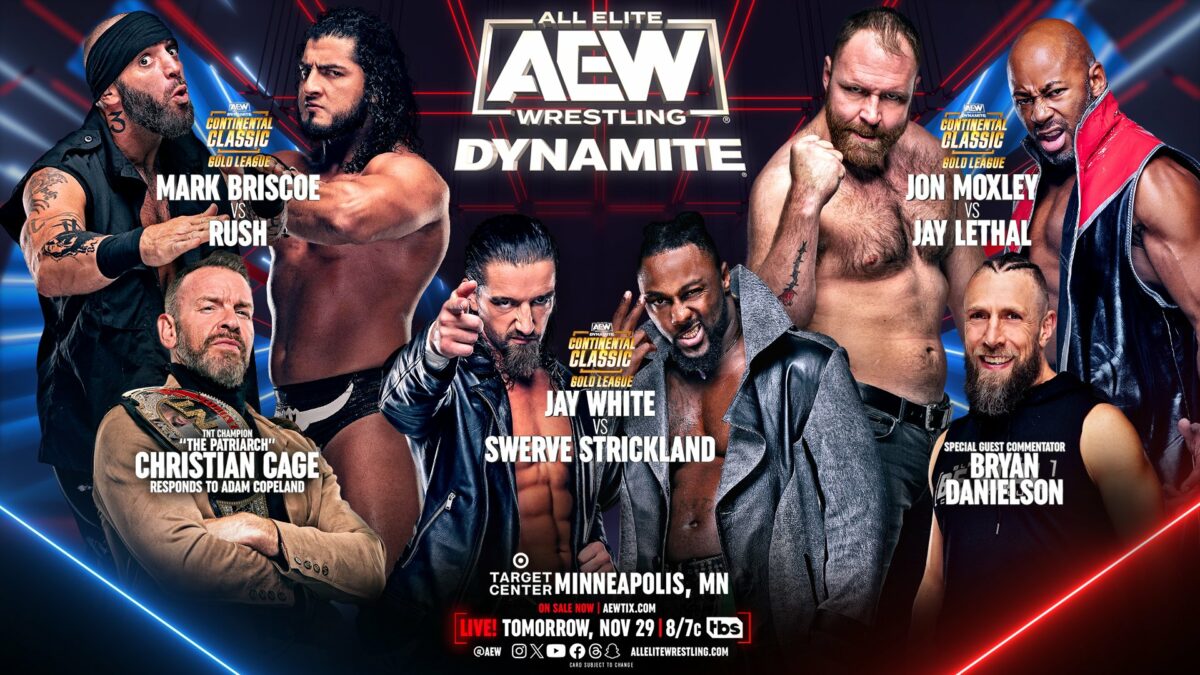 AEW Dynamite preview 11/29/23: Continental Classic continues with Gold League matches