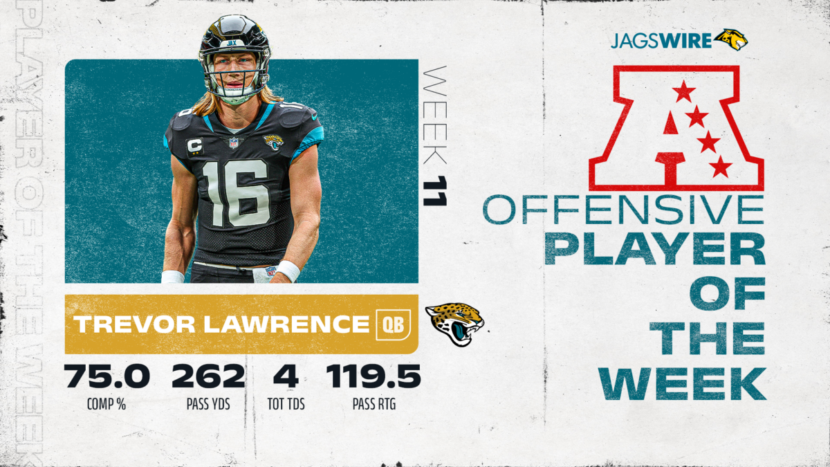 Trevor Lawrence named AFC Offensive Player of the Week