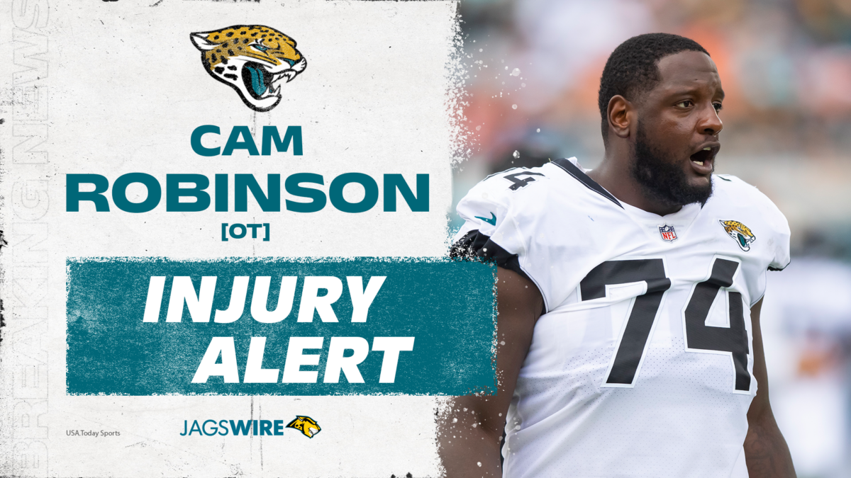 Cam Robinson injury: Jaguars LT exits with left leg issue