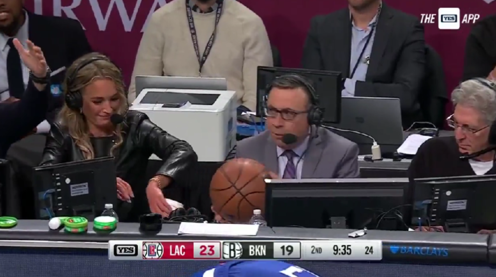 Ian Eagle found the smoothest way to narrate a wayward James Harden pass landing in his lap