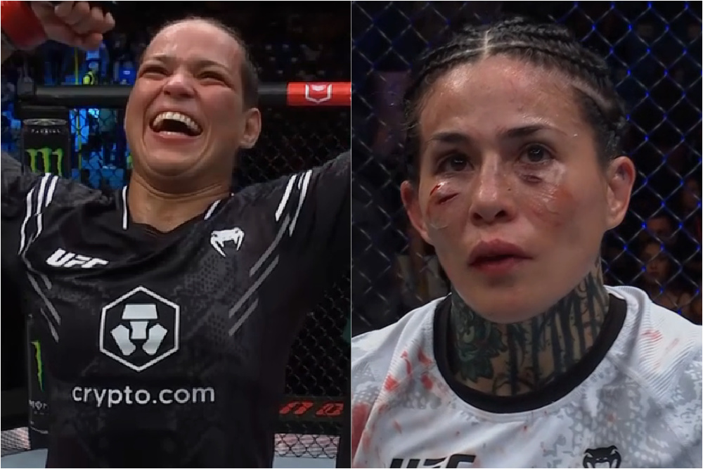 UFC Fight Night 231 video: Eduarda Moura batters Montserrat Conejo for TKO after big weight miss