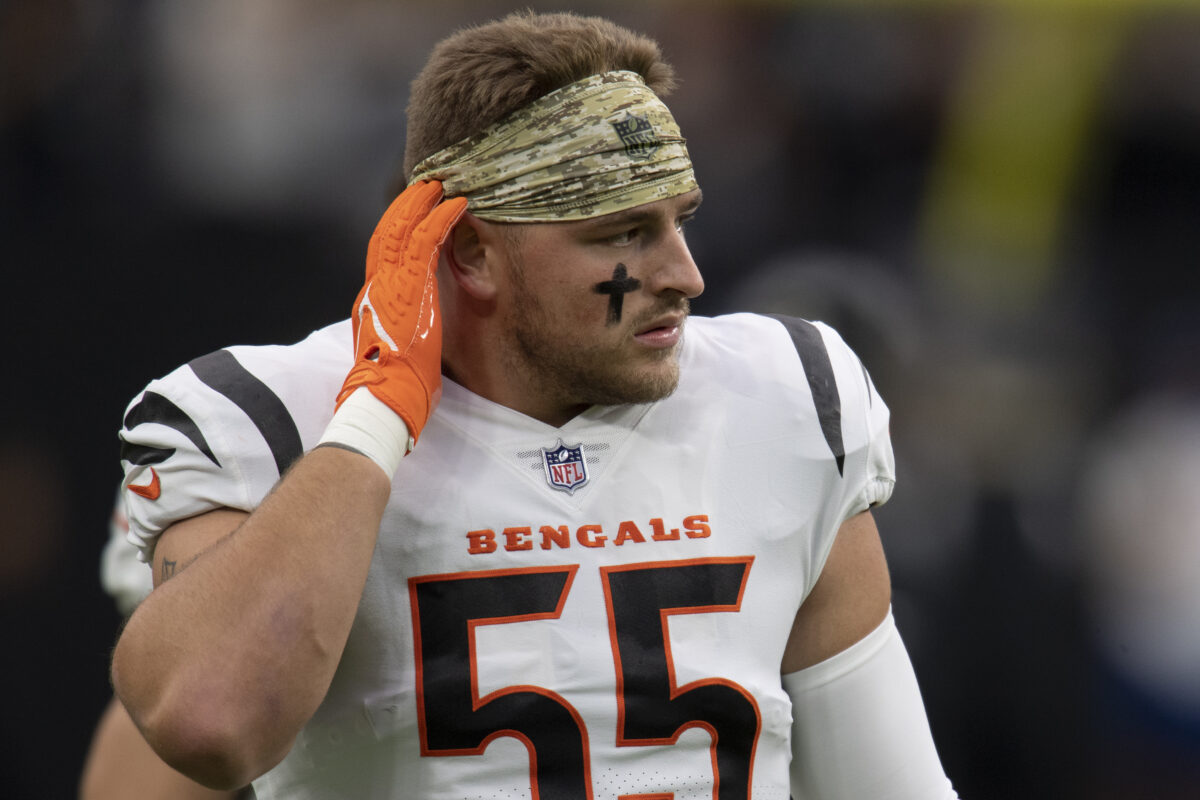 Bengals LB Logan Wilson suffered ankle injury vs. Steelers