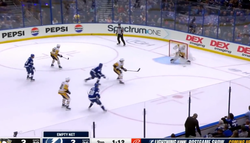 Penguins’ Tristan Jarry scored a goalie goal into an empty net and it was so awesome