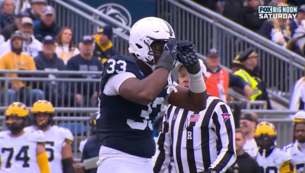 A Penn State player trolled Michigan’s sign-stealing scandal with his celebration