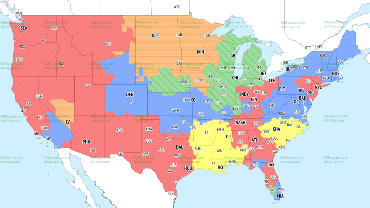 TV map, game day info for Seahawks vs. 49ers Week 14 matchup