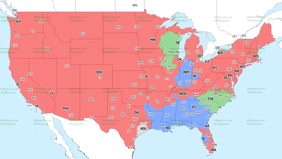 Falcons vs. Colts: TV broadcast map for Week 16 matchup