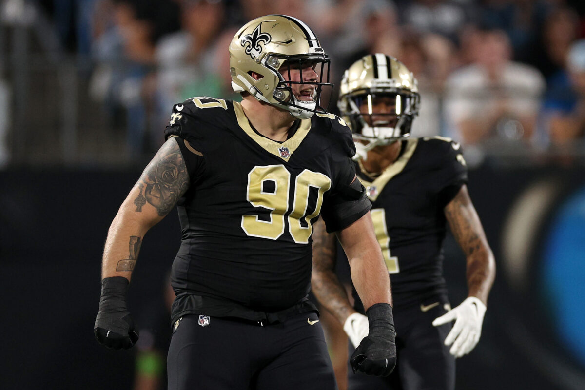 Bryan Bresee owns the Saints rookie sacks record for a defensive tackle