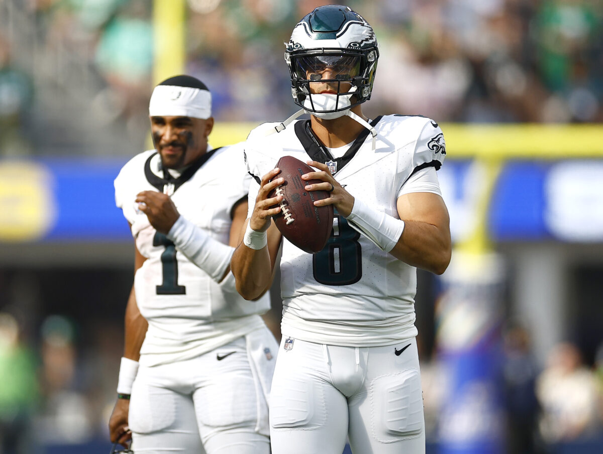 Twitter reacts to David Carr saying Eagles should bench QB Jalen Hurts for Marcus Mariota