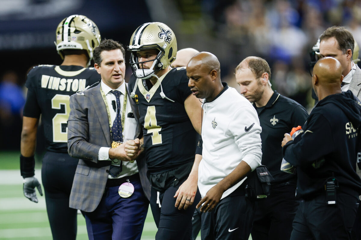 Dennis Allen shares injury update on Saints quarterback Derek Carr