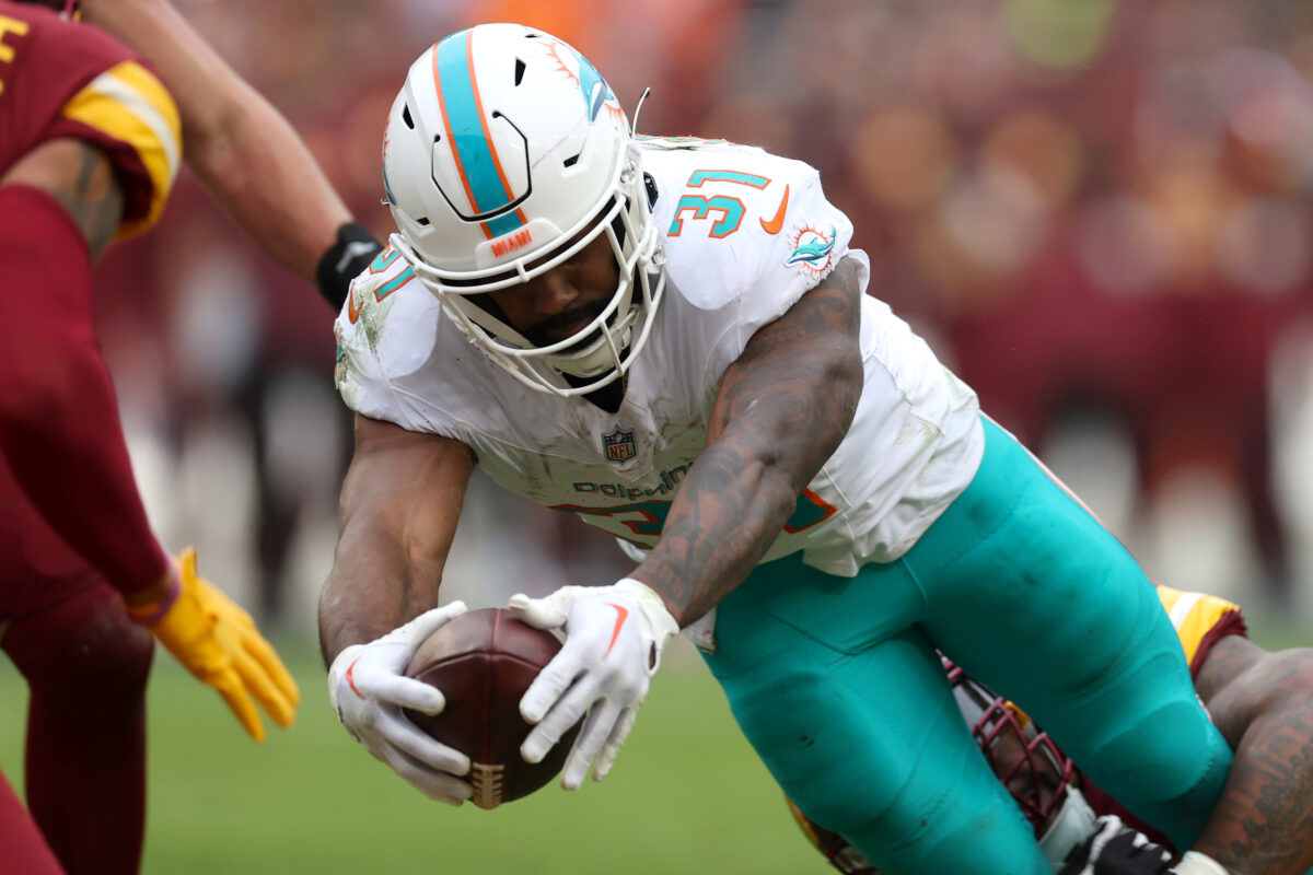 Dolphins RB Raheem Mostert says he’s eyeing franchise record