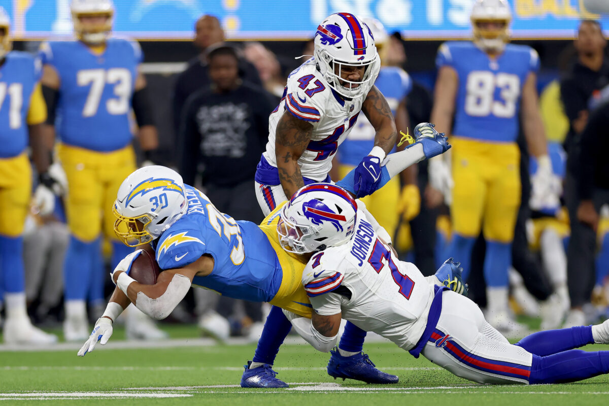 Two Bills players fined for actions vs. Chargers in Week 16