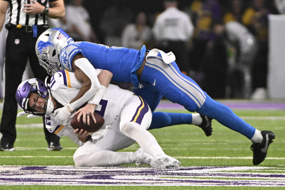 Lions schedule set for the Week 18 matchup with the Vikings