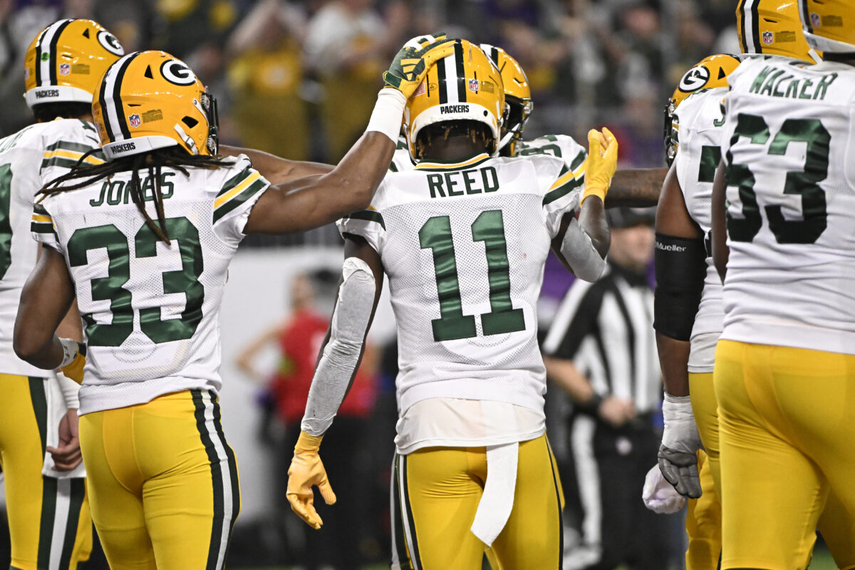 Packers WR Jayden Reed sets team rookie receptions record
