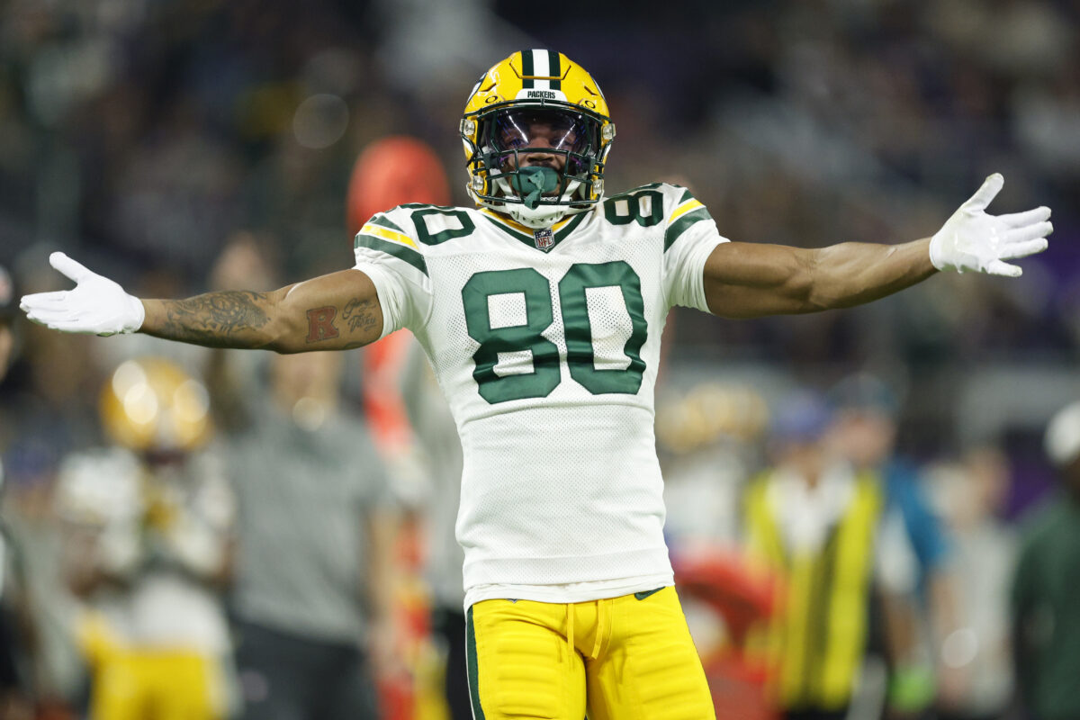 Packers WR Bo Melton catches first career touchdown pass