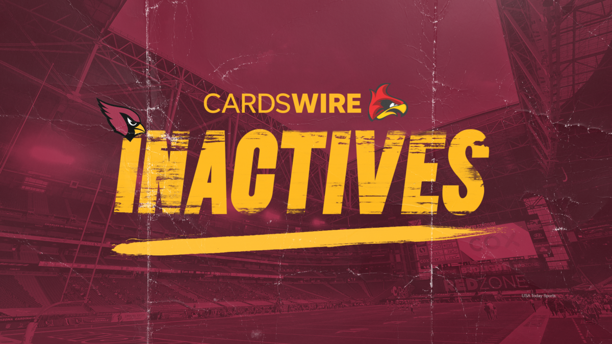 Cardinals inactives: WR Greg Dortch to play, LB Victor Dimukeje out