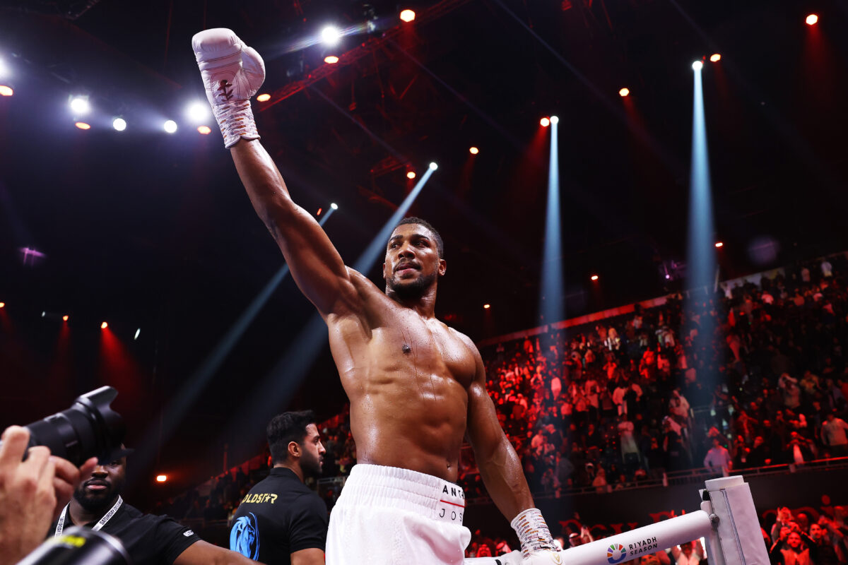 Anthony Joshua def. Otto Wallin at Day of Reckoning: Best photos