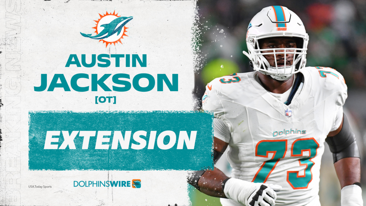 Dolphins sign RT Austin Jackson to a three-year extension