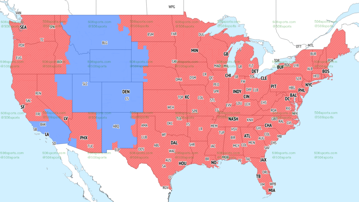 Broncos vs. Chargers broadcast map: Will the game be on TV?