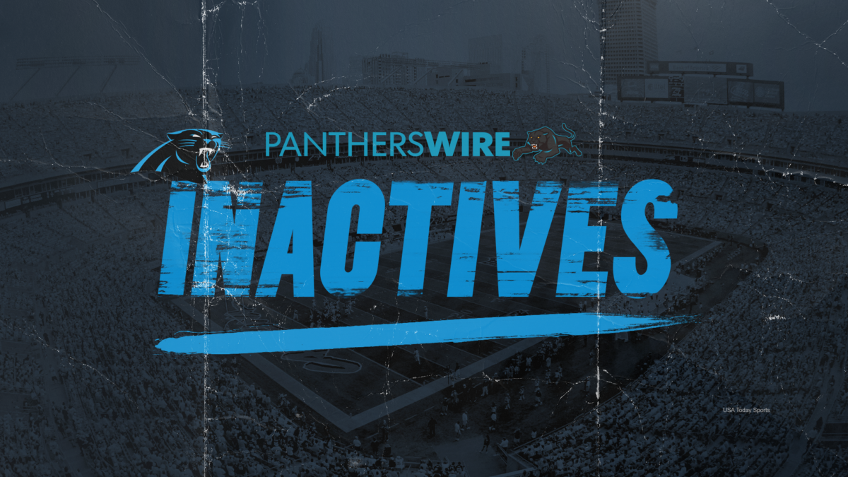 Panthers Week 13 inactives: Jaycee Horn starting vs. Buccaneers