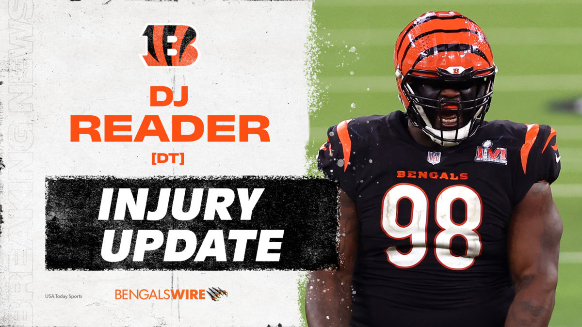 Bengals star DJ Reader suffered torn quad, out for season