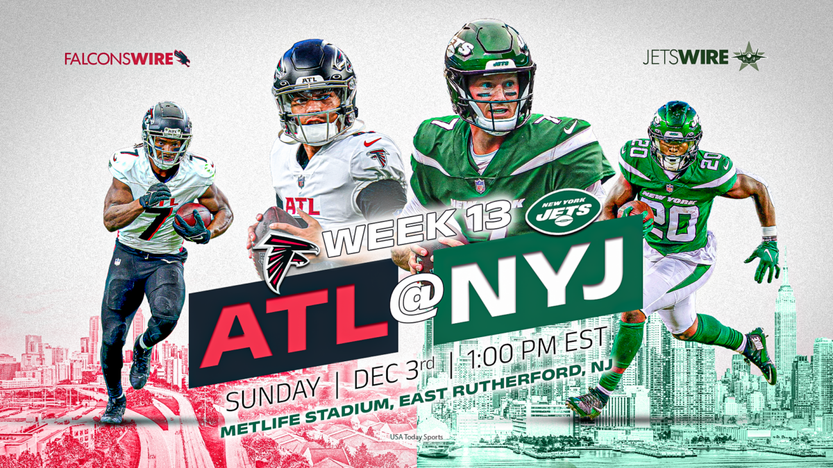 Jets vs. Falcons live stream, time, viewing info for Week 13