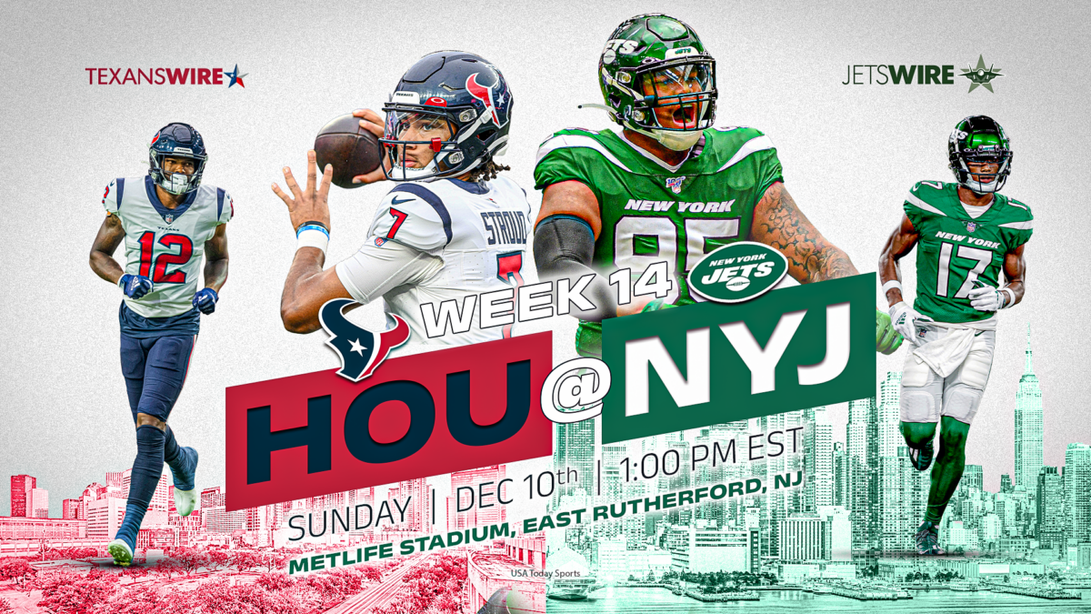 Jets vs. Texans live stream, time, viewing info for Week 14