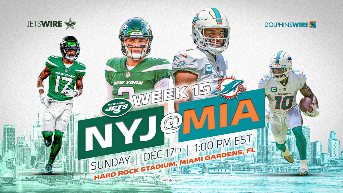 Jets vs. Dolphins live stream, time, viewing info for Week 15