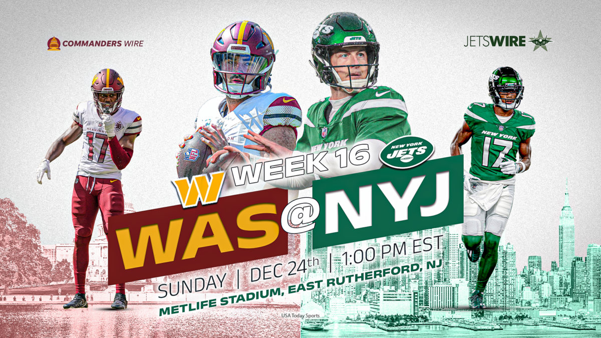 Jets vs. Commanders live stream, time, viewing info for Week 16
